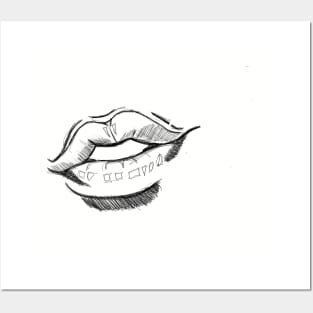 Hot lips Posters and Art